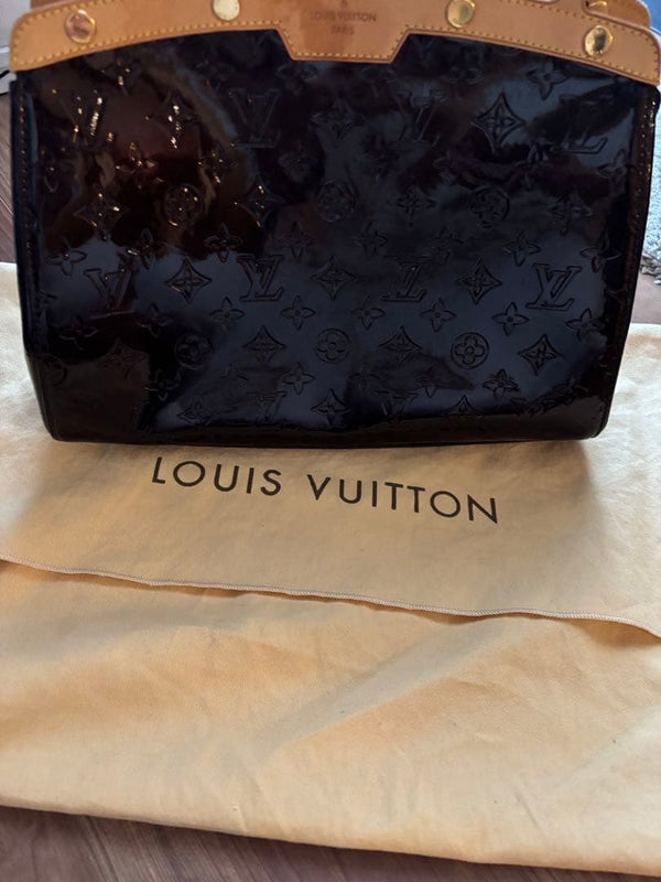 Louis Vuitton Brea Gm M91616 Handbag Vernis Amarante Leather