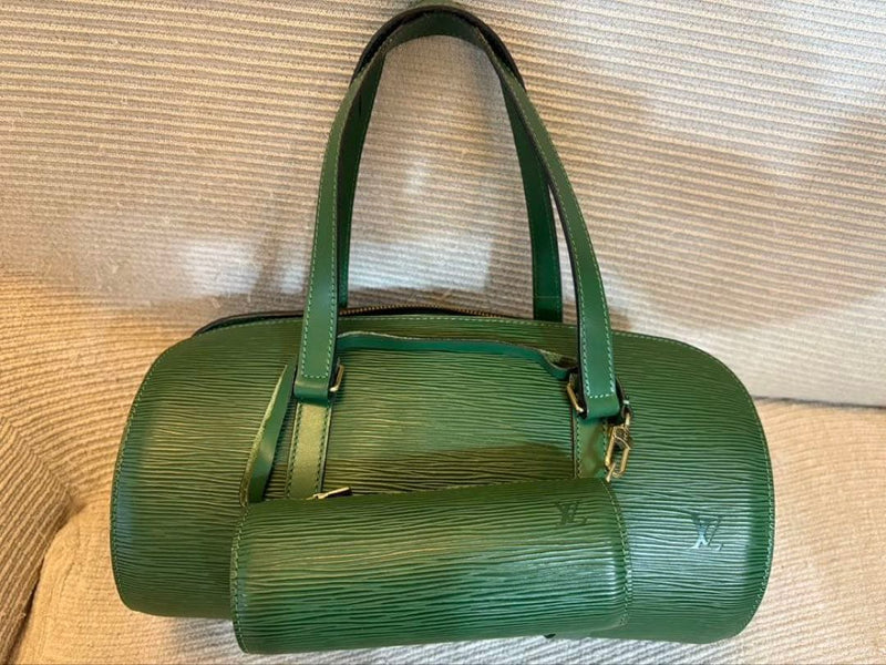 Louis Vuitton Epi Soufflot Handbag Shoulder Bag Leather
