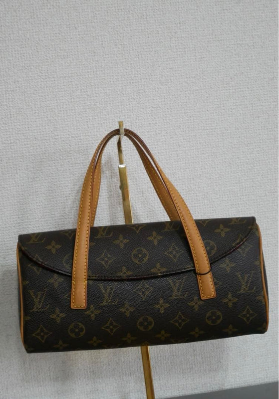 Louis Vuitton Sonatine Handbag Monogram Canvas Brown