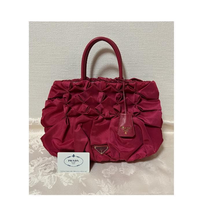 BN1604 Handbag Tessuto Fiocco Viola Shoulder Bag