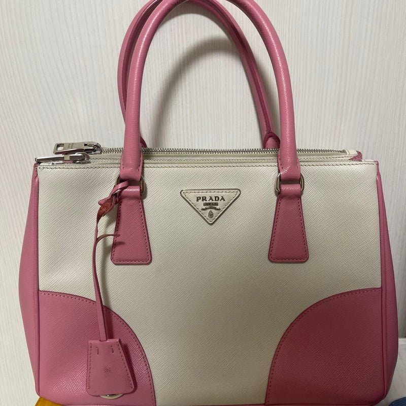 Handbag Shoulder Bag Pink Leather Tote