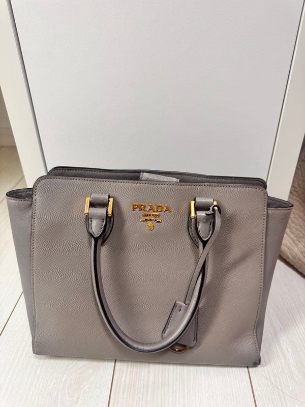 Saffiano Leather 2-way Handbag Shoulder Bag