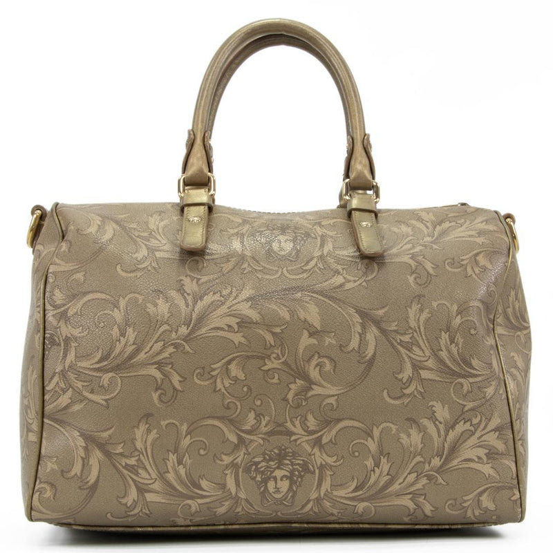 Vanitas 2WAY Shoulder Crossbody Bag Coated Canvas Calfskin Gold Hardware