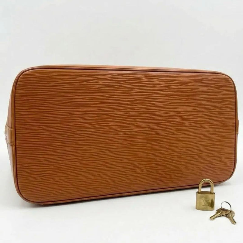 Epi Alma MI1909 Handbag Leather Shoulder Bag Padlock Keys