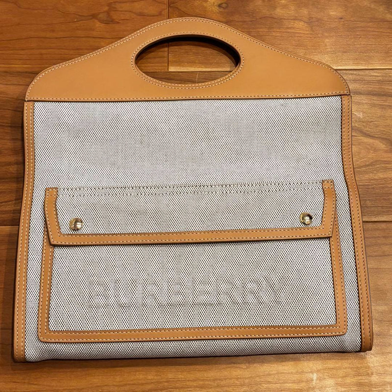 Burberry Handbag Shoulder Bag Leather Tote Womens