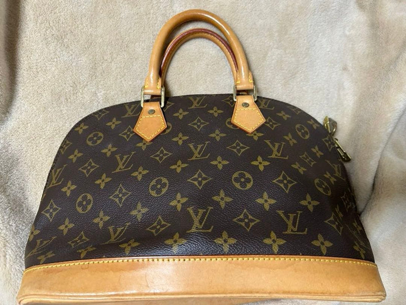 Alma Pm Monogram 2WAY Shoulder Bag Vachetta Leather