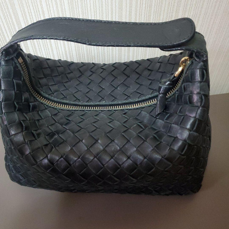 Mini Bag Handbag Leather Black