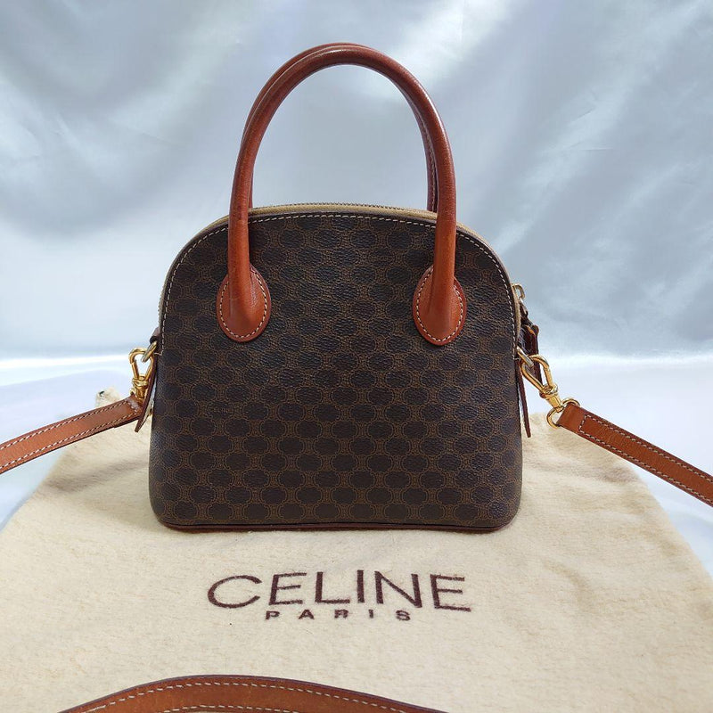 Celine 2way Mini Handbag Shoulder Bag Crossbody Leather