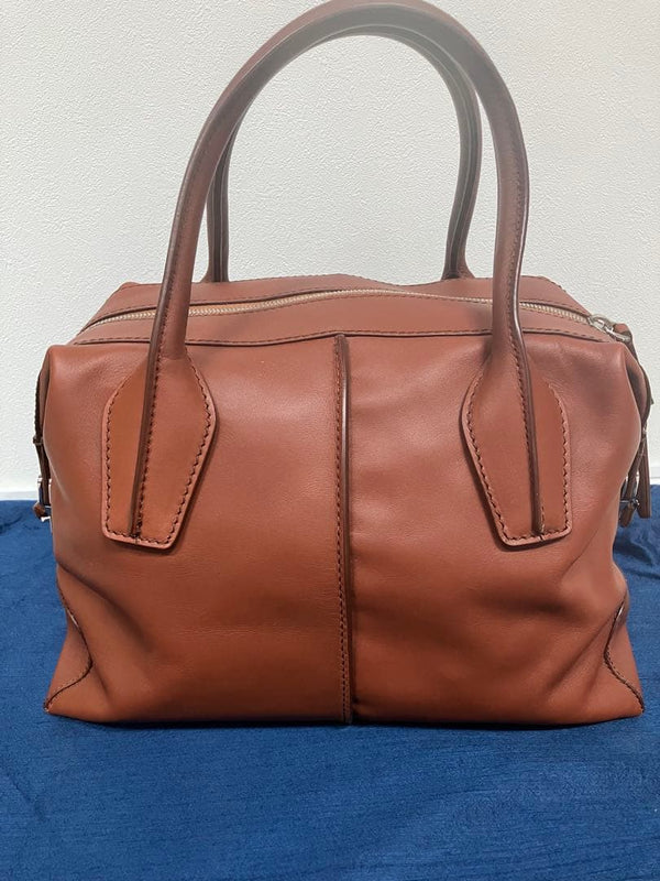 Tods D-styling 2way Handbag Shoulder Bag Leather Brown