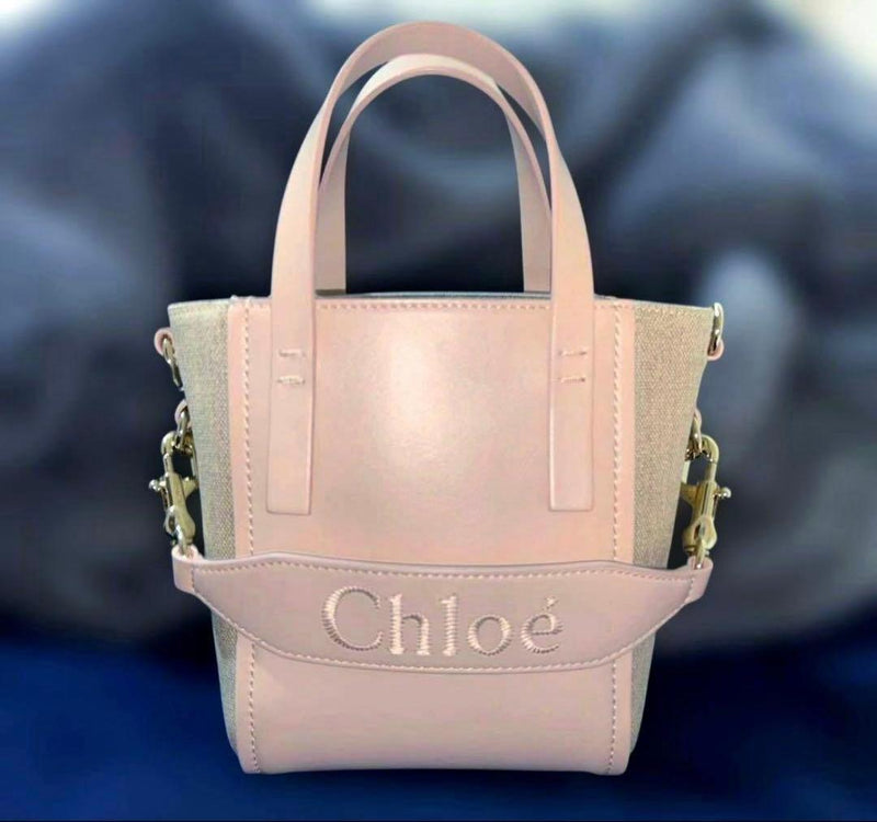 Sense Small Handbag Leather Powder Beige Pink