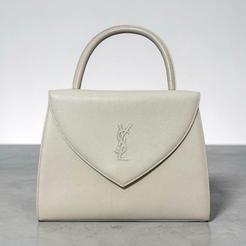 Handbag Leather Ivory Shoulder Bag