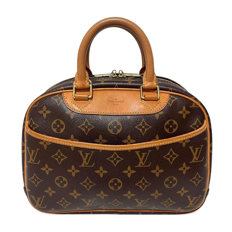 Trouville M42228 Handbag Monogram Pvc Leather Brown