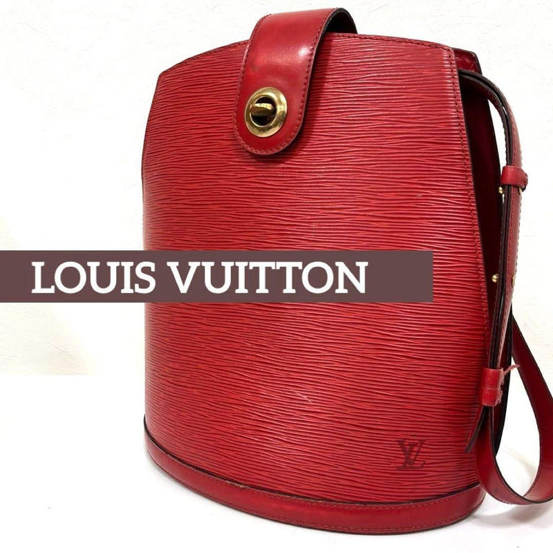 Cluny M52257 Shoulder Bag Epi Leather Castilian Red