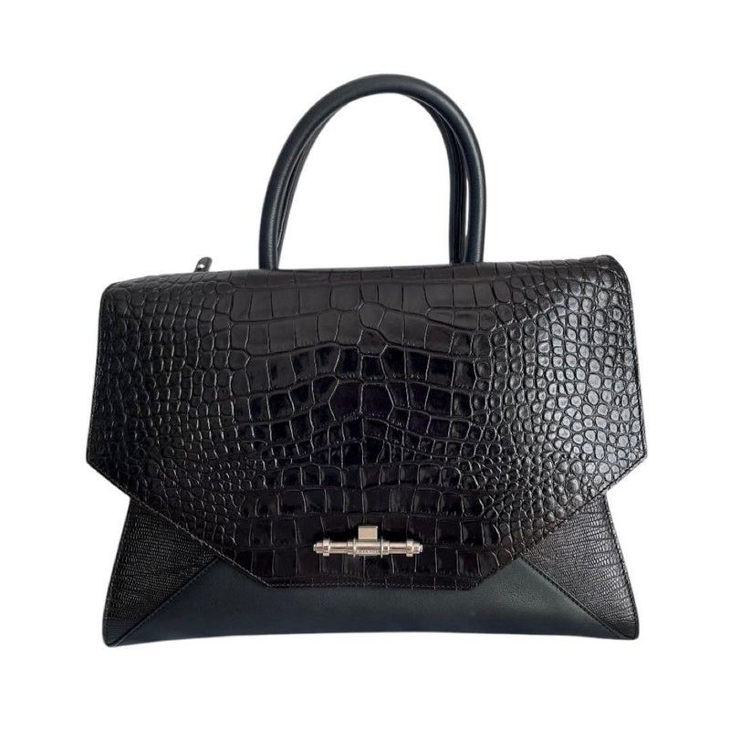 Obsedia Handbag Black Leather
