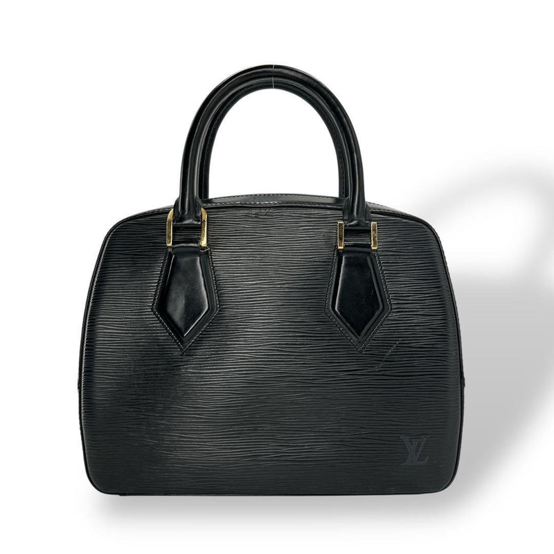 Epi Sablon M52042 Handbag Black Leather Gold Hardware