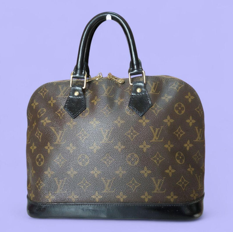 Monogram BA0965 Handbag Canvas Brown