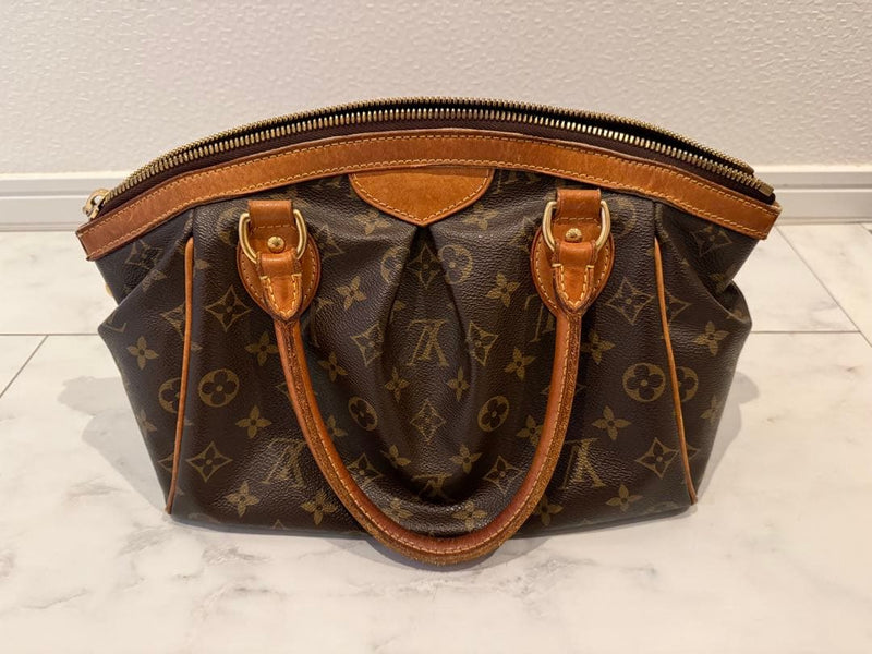 Monogram Tivoli Pm AR3180 Handbag Brown Leather