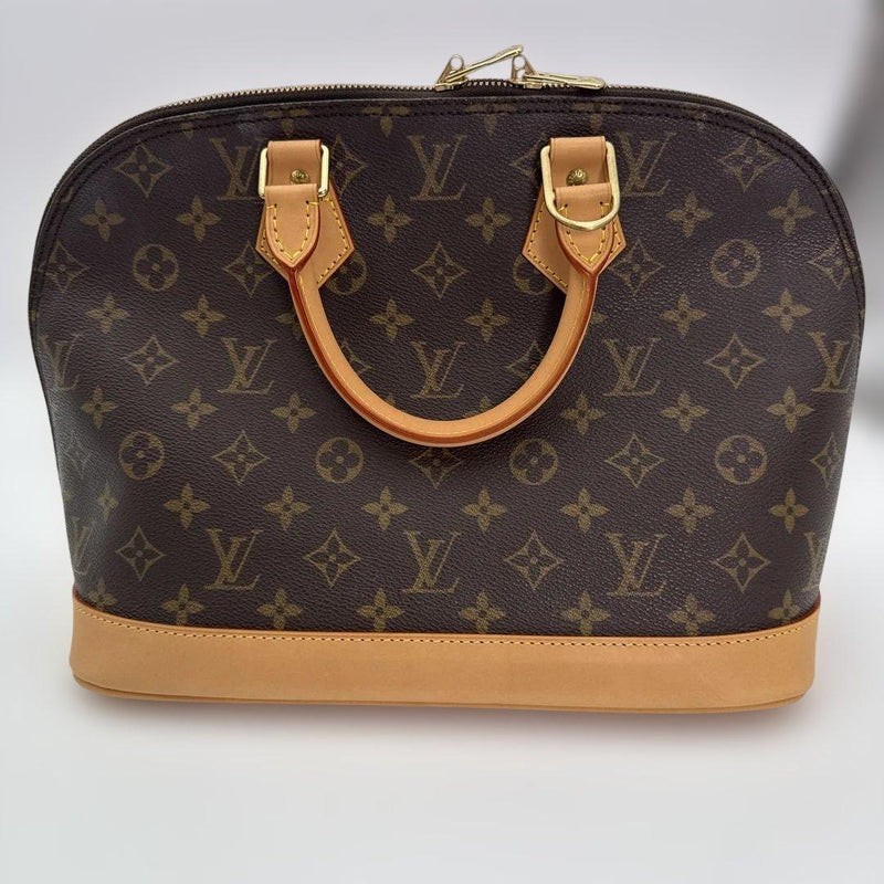 Alma M51130 Handbag Monogram Brown Leather