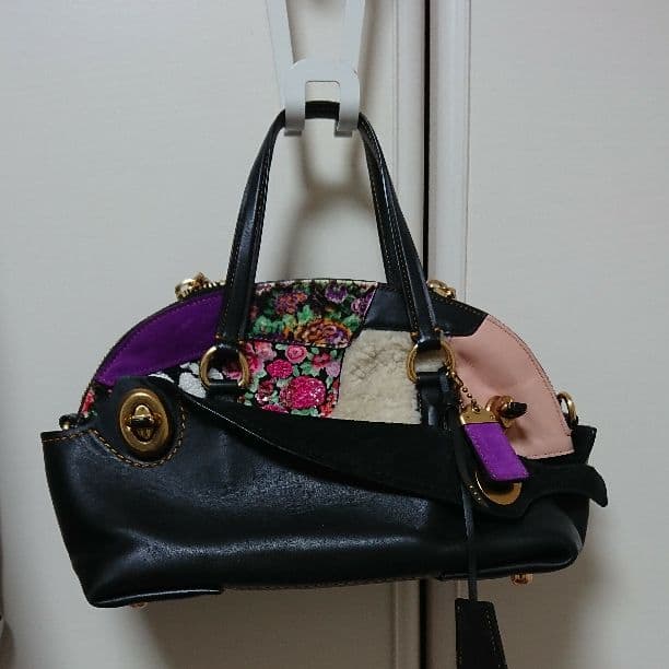 Coach Handbag Shoulder Bag Leather Tote Bag