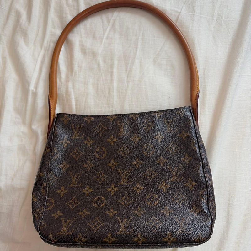 Looping Mm Shoulder Bag Monogram Canvas Brown