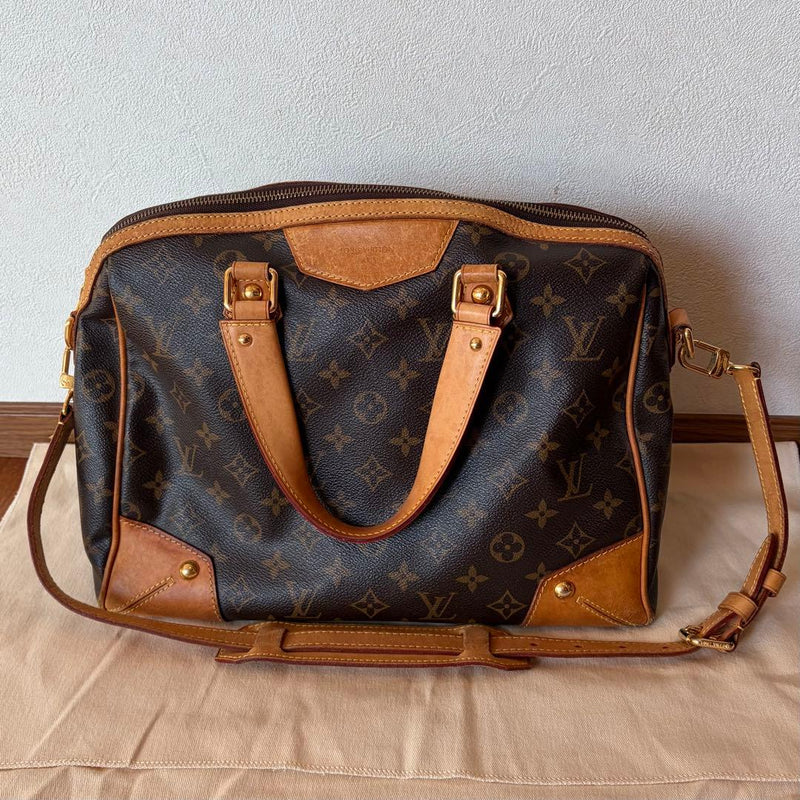 Monogram Retiro Pm M40325 2WAY Shoulder Handbag Canvas Leather