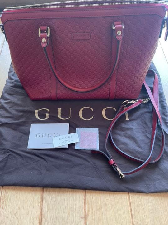 Handbag Shoulder Bag Leather Red