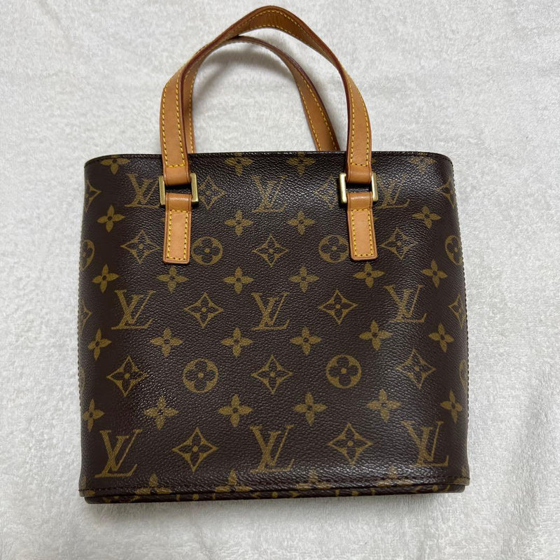 Louis Vuitton Monogram Vavin Pm M51172 Tote Bag Coated Canvas Marron Gold