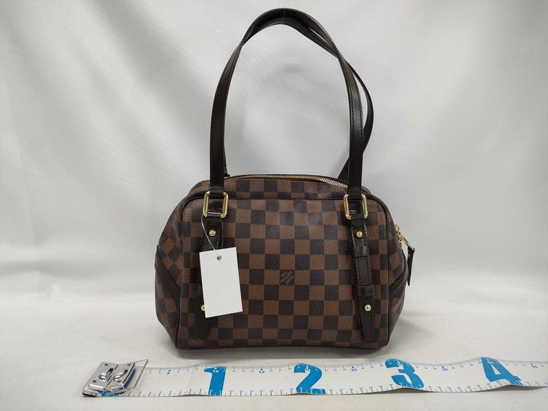 Louis Vuitton Damier Ebene Rivington Pm Handbag Brown