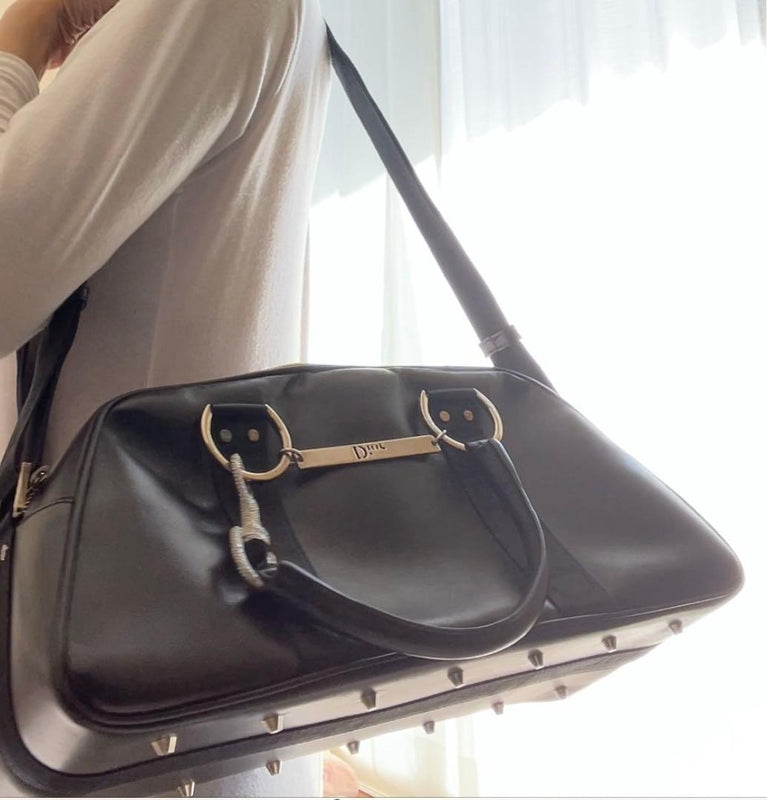 Christian Dior Hardcore Shoulder Bag Studs John Galliano Design