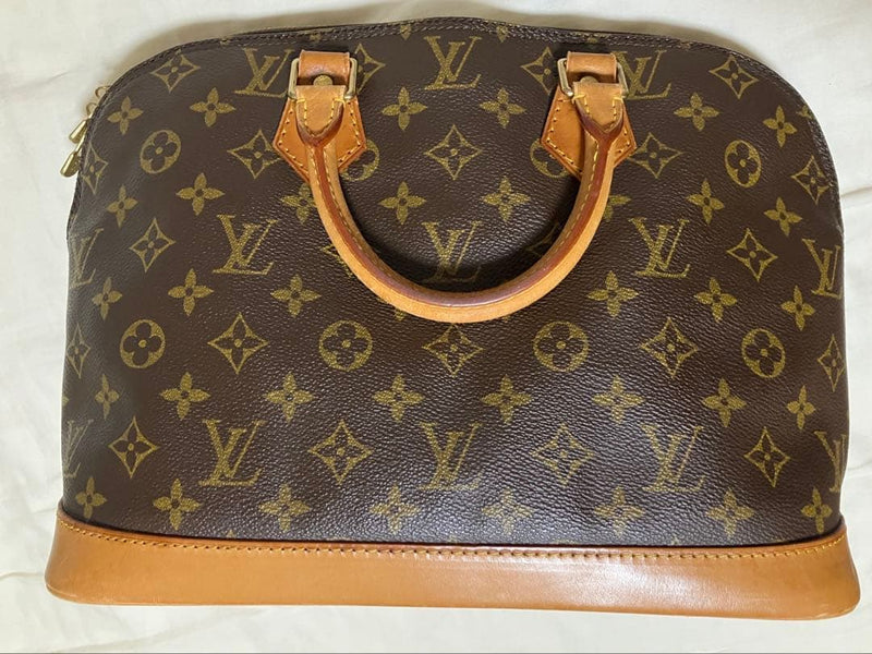 Louis Vuitton Monogram Alma Pm Handbag Canvas Leather