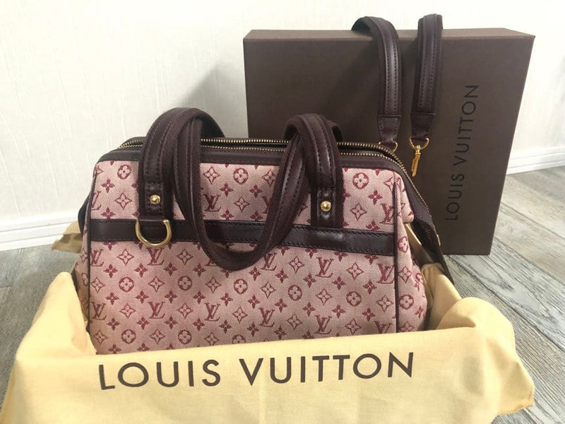Louis Vuitton Josephine Monogram Handbag Canvas Leather