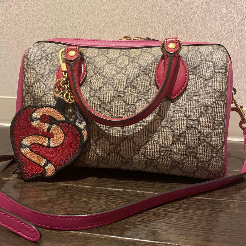 Gucci Shoulder Bag Handbag Leather Bi-color Womens