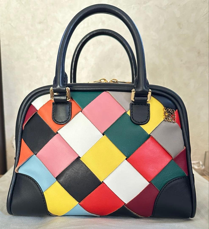 Loewe Amazona 75 Small Handbag Cowhide Leather Shoulder Bag