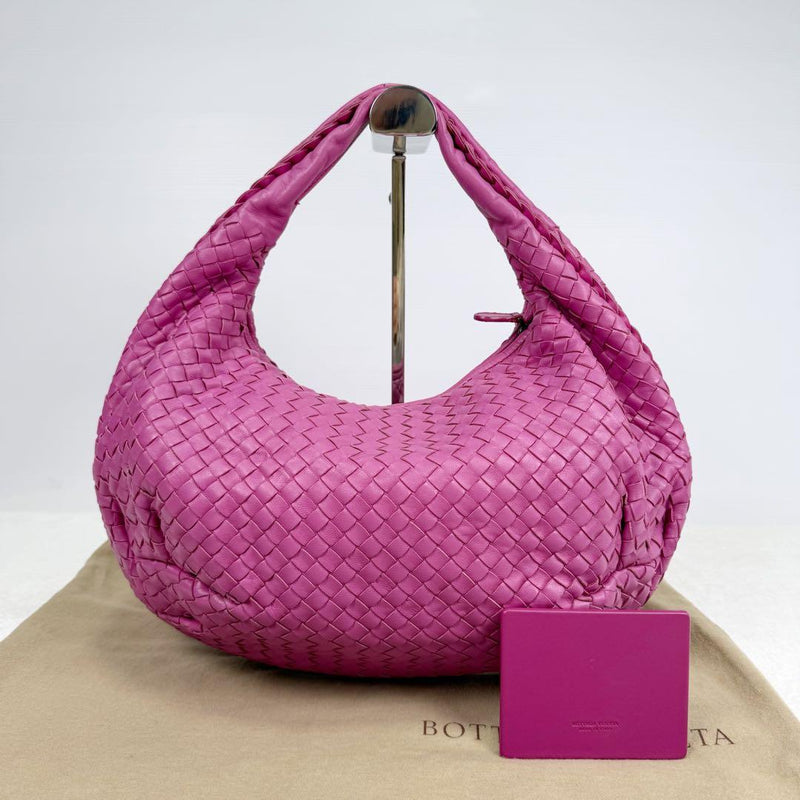 Bottega Veneta 232499 V0016 6262 Veneta Hobo Shoulder Bag Nappa Leather Pink