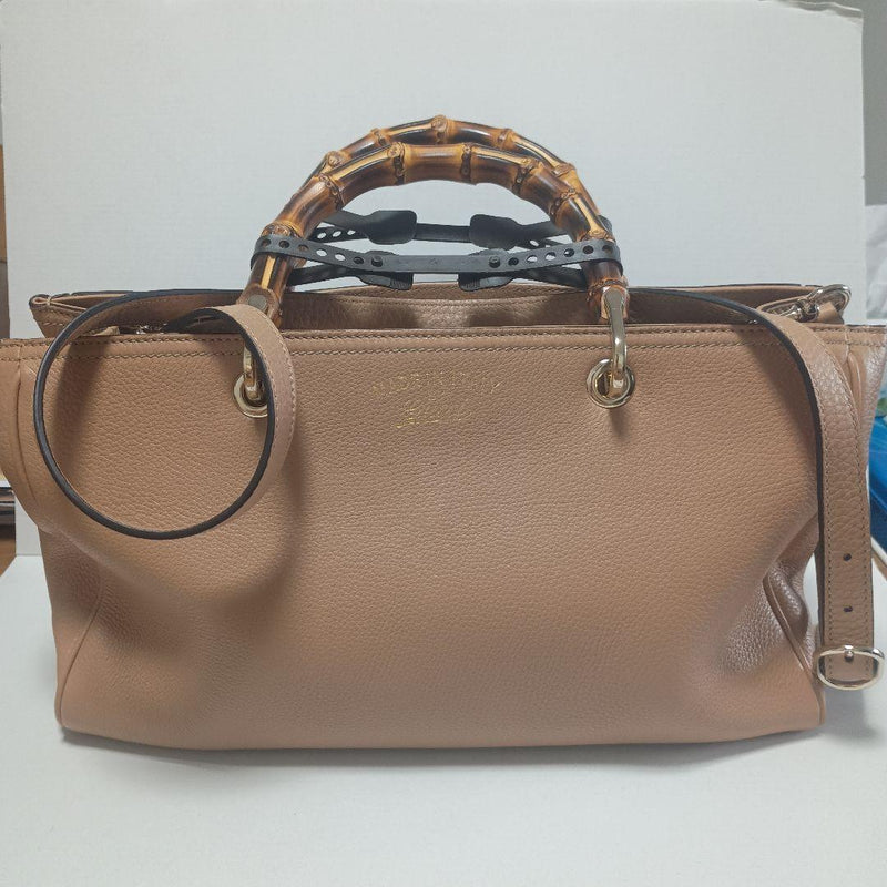 Gucci Bamboo Shopper Medium 50th Anniversary Tote Bag Leather