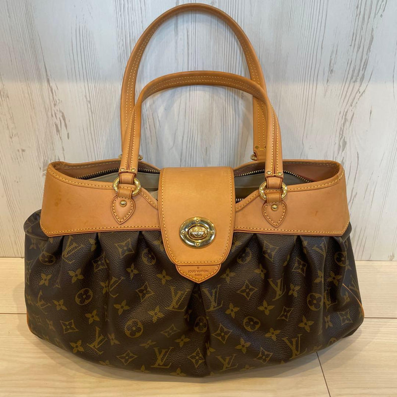 Louis Vuitton Boetie Monogram Canvas Shoulder Bag Gold Hardware