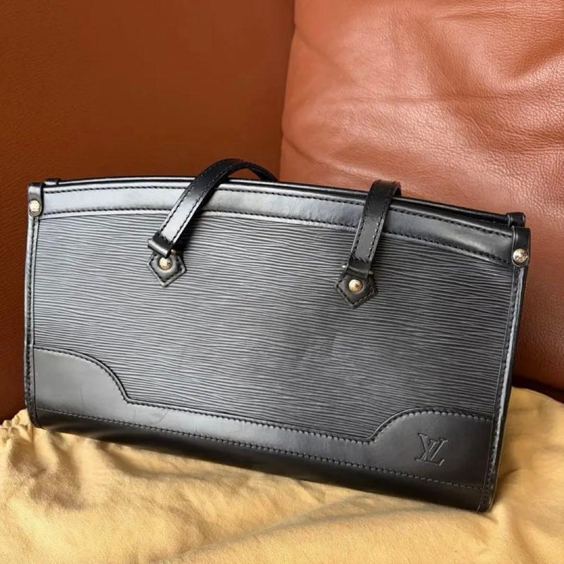 Louis Vuitton Madeleine Pm M59332 Shoulder Bag Epi Leather Black