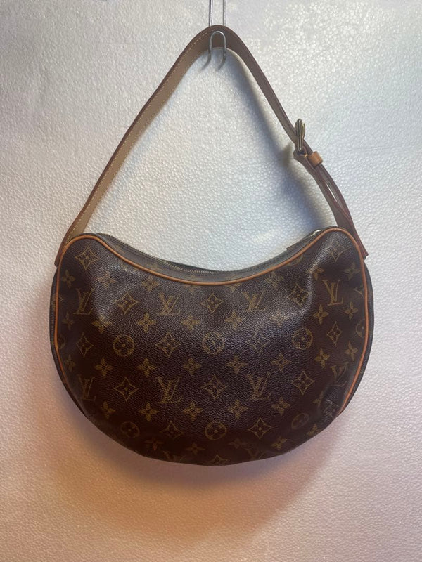 Louis Vuitton Croissant Mm M51512 Shoulder Bag Monogram Pvc Leather Brown
