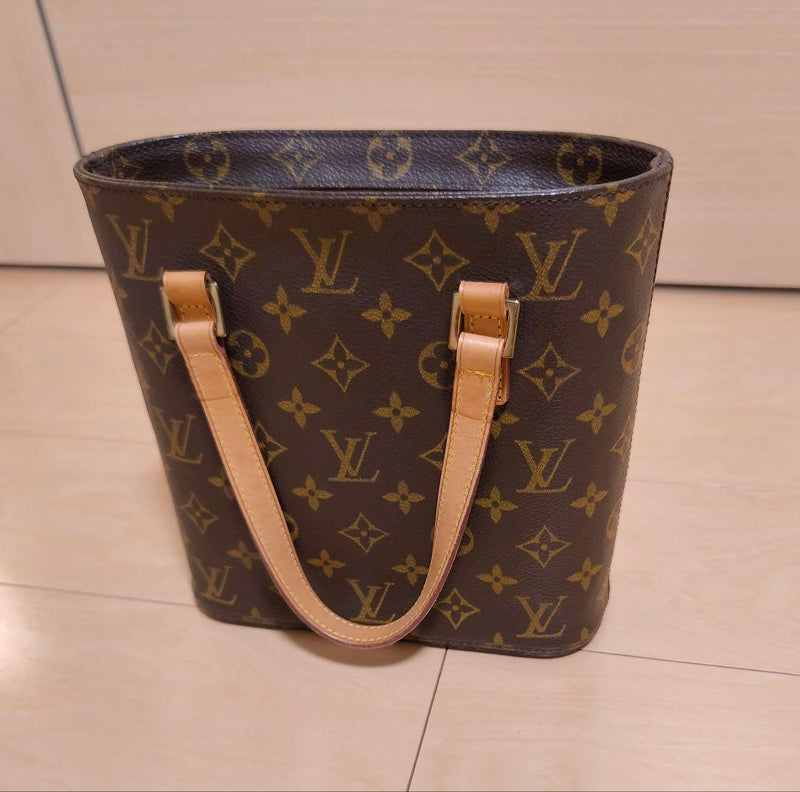 Louis Vuitton Monogram Vavin Pm M51172 Handbag Pvc Canvas Leather Brown