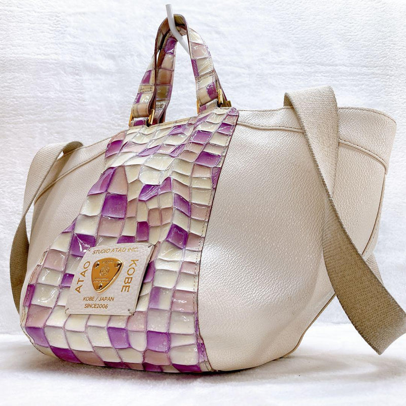 Butterfly Bag 2-way Vitro Leather Handbag Shoulder Bag Gold Hardware