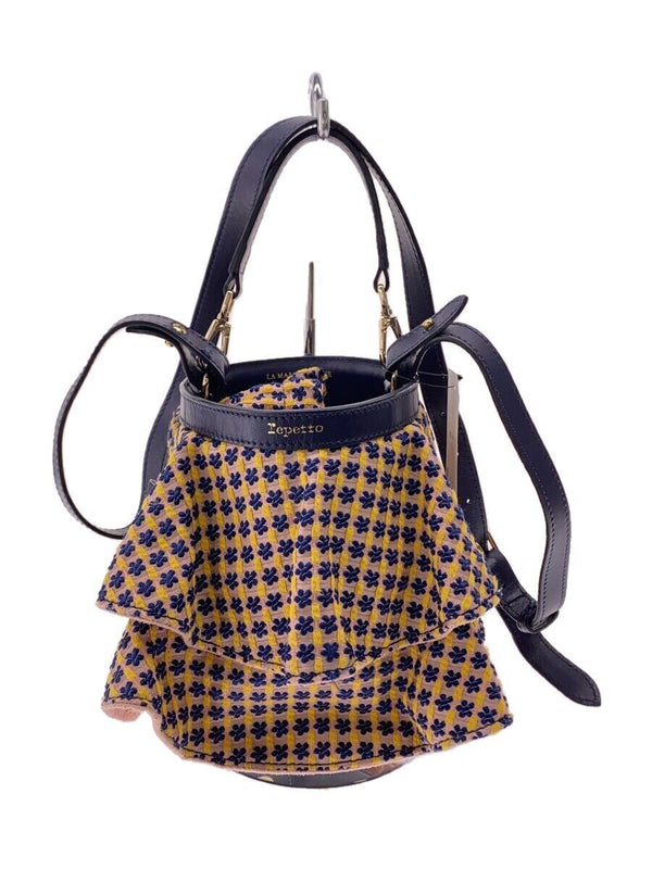 Repetto Envolee Bag Pink Floral Cotton Shoulder Bag Ladies Lightweight Casual