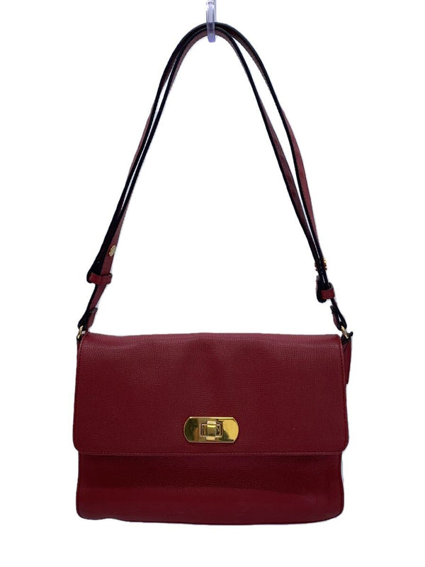 Marni Shoulder Bag Red Leather Designer Handbag Purse For Women Authentic Style