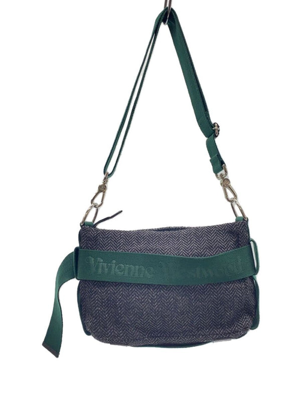 Shoulder Bag Tweed Gray Designer Handbag Crossbody Purse