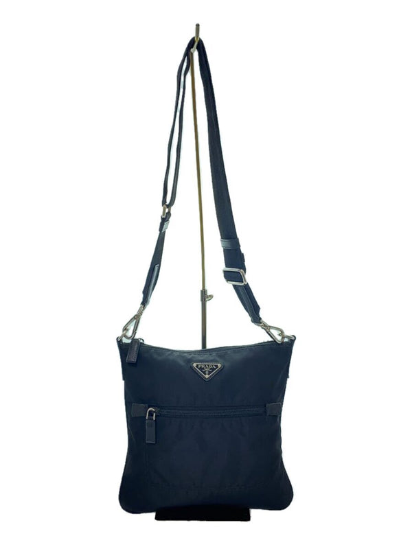 Prada Shoulder Bag Tessuto Nero Nylon Blk 1bh716 Womens Designer Handbag