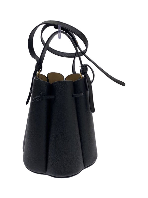 Polene Shoulder Bag Black Leather Handbag Designer Crossbody Purse Womens