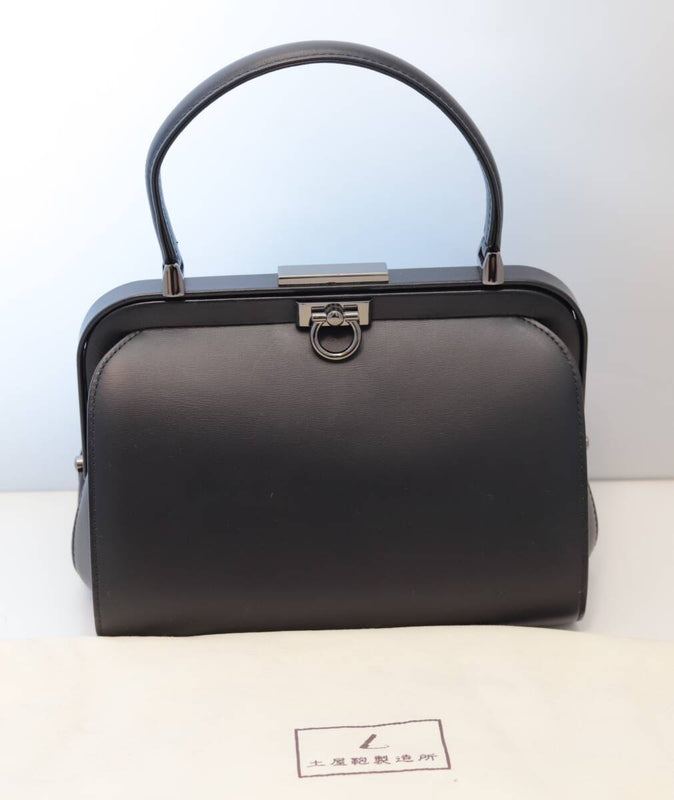 Formal Black Handbag Purse Interview Exam Funeral One-handle