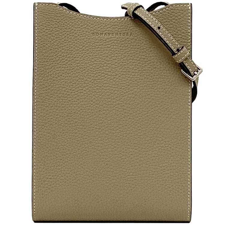 Shoulder Bag F-22450 Beige Etoupe Bsct2-et Leather Rear Bag