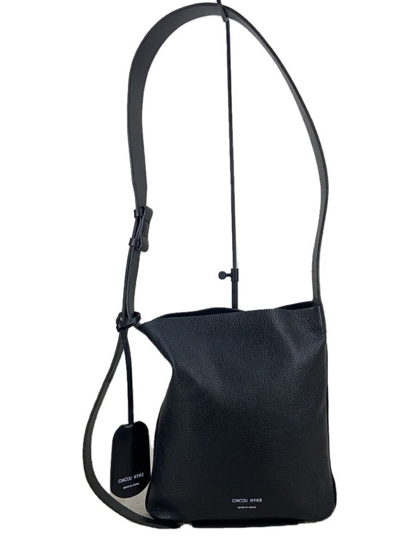 Chacoli Leather Military Shoulder Bag Black Leather Crossbody Bag Model Chacoli