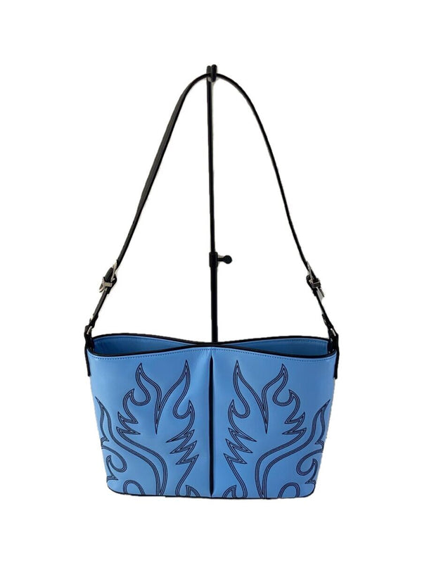 Toga Shoulder Bag Blue Womens Crossbody Leather Purse Casual Daily Use