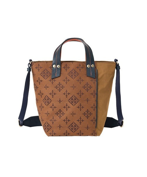 2-way Bag Free Size Camel Color Womens Shoulder Bag Tote Handbag